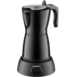 Кофеварка гейзерная Ardesto CMM-X300B Black 480W, объем 300 мл