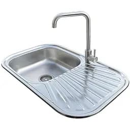 Комплект мийка + змішувач Romzha Liuba Satin (B)