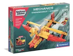 Интерактивный конструктор 2 в 1 Лаборатория механики Водный самолет и Судно на подводных крыльях- Clementoni 50060