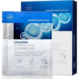 Набір масок для обличчя FarmStay Collagen Water Full Moist Soothing Mask 10 шт.
