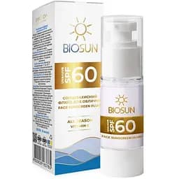 Флюїд сонцезахисний для обличчя SPF 60 Bioton Cosmetics 30 мл 4820026163765