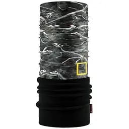 Шарф-труба детская Buff Polar, Jeffer Grey Черный-Серый