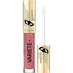 Рідка помада для губ Eveline Cosmetics Variete Satin Matt Lip 05 Peach Mousse 4,5 мл