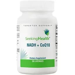 Поддержка энергии Seeking Health NADH+CoQ10 со вкусом апельсина 30 леденцов