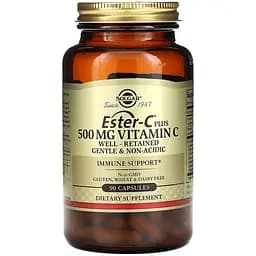 Вітамін С естер плюс Solgar Ester-C Plus Vitamin C 500 мг 90 капсул