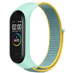 Ремінець Nylon New для Xiaomi Mi Band 3/4/5/6/7 Beryl / Yellow