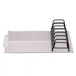 Сушилка для посуды Ardesto Minimalism с подставкой 39 х 25 х 8 см серая (ARHK4102DR)