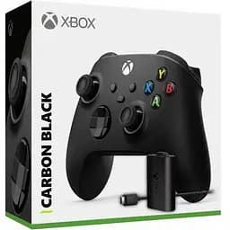 Геймпад Microsoft Xbox Series X, S (Carbon Black) + Play & Charge Kit