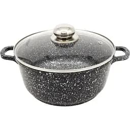 Кастрюля Styleberg с гранитным антипригарным покрытием 4.2л 24см ST-3023 Черная