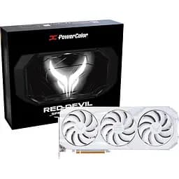 Видеокарта PowerColor Red Devil AMD Radeon RX 9070 XT 16GB GDDR6 Spectral White (RX9070XT 16G-E/OC/WHITE) UA [150577]
