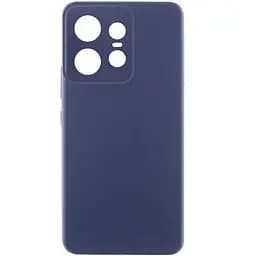 Чехол Silicone Cover Lakshmi Full Camera (AAA) для Motorola Edge 50 Pro Темно-синий / Midnight blue