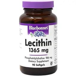 Натуральна добавка Bluebonnet Nutrition Natural Lecithin 1365 mg 90 капсул
