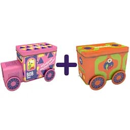 Наборы сладостей с игрушкой и стикером Bob Snail Snack Track + Bob Snail Fruit Start