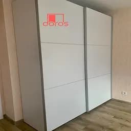Шафа-купе Doros G-Caiser 2 ДСП/3 частини 160х60х240 см Білий (42002104) - мініатюра 8