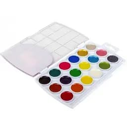 Акварель "ГАММА'UA" ПЛАСТ "Творчість" 12+6 перламутрових кольорів 400112 (4820219213109)(SC)