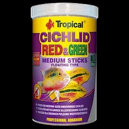Сухий корм для акваріумних риб Tropical в паличках Cichlid Red & Green Medium Sticks 1 л для всіх цихлід - мініатюра 2