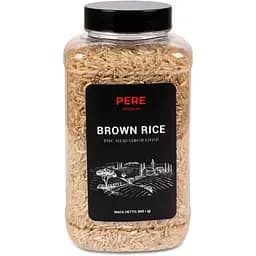 Рис Pere коричневый длиннозернистый нешлифованный 800 г (561782)