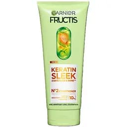 Кондиціонер Garnier Fructis Keratin Sleek для розгладження та надання блиску для пухнастого та сухого волосся 200 мл