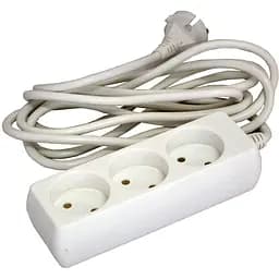 Подовжувач Grunhelm WO3W3M касетний 3 м білий (102260)