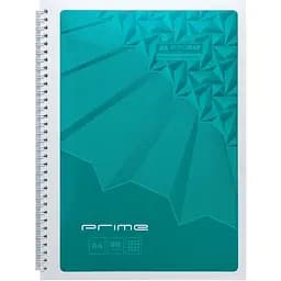 Зошит Buromax Prime на пружині А4, 96 аркушів бірюзовий (BM.24451101-06)