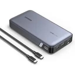 Батарея универсальная Ugreen 25000 mAh 145W Fast Charging Space Gray (U_90597A)