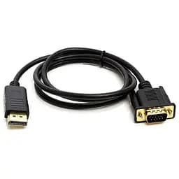 Кабель мультимедійний DisplayPort (M) ещ VGA (M) 1.0m PowerPlant (CA911882)