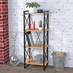 Стелаж Скіф-4-550 Loft Design (Дуб Крафт золотий)