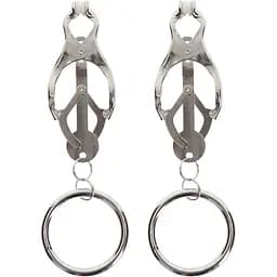 Зажимы для сосков Taboom Butterfly Clamps With Ring 14 см серебристый