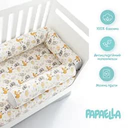 Бортик-валик у ліжечко Papaella Обіймашки захисний (8-34533 обіймашки) - мініатюра 4