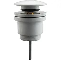 Донний клапан Frap F62-6, автомат, 1 1/4", білий, Білий