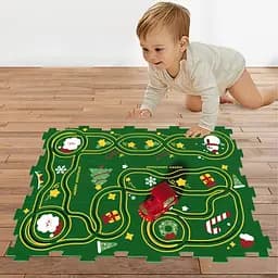Розвиваюча іграшка-пазл Epik SHT XDL588-19 Merry Christmas 13 pcs Green - мініатюра 3