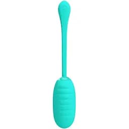 Виброяйцо Pretty Love Kirk Super Soft Silicone 19,7 см бирюзовый