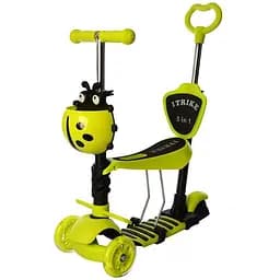 Самокат 5 в 1 iTrike Maxi JR 3-026-GR1 green (24049)