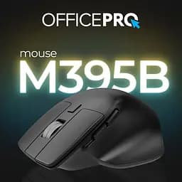 Миша OfficePro M395B Silent Click Ergonomic Wireless Black [144321] - мініатюра 5