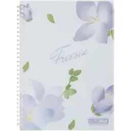 Зошит для записів Buromax Freesia Arabeski B5 80 аркушів світло-синій (BM.2586-26)