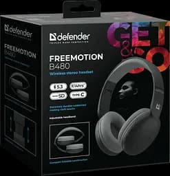Навушники FreeMotion B480 Bluetooth Black (63480) Defender teh0021311 - мініатюра 10