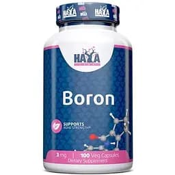 Мінерал Бор Haya Labs Boron 3 мг 100 капсул
