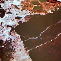 Наклейка на холодильник Шоколадний Мармур Плівка ПВХ Текстури Коричневий 65х200 см Happy Pocket Z183625 - мініатюра 4