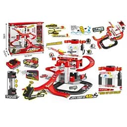 Гараж 660-S21 Пожежна частина 71,5х54,4х45 см, ліфт, звук, світло, 53 деталі, на батарейці, в коробці (6903317696598)