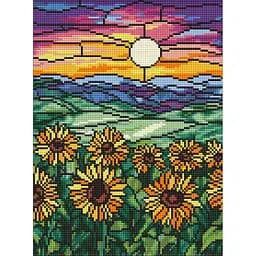 Алмазна мозаїка Поле соняшників AMO8072, 30х40 см