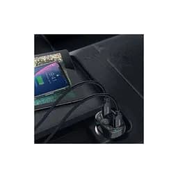 FM модулятор Baseus T Shaped S-09A 2 х USB Type-A, microSD Black (CCMT000001) - мініатюра 9