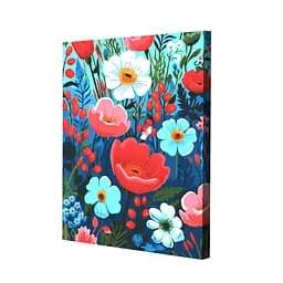 Комплект картин за номерами Riviera Blanca Квіткова вишиванка (ITR-103) 2 шт в наборі