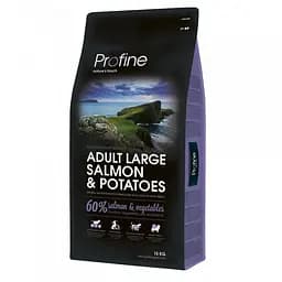 Сухий корм Profine Adult Large Breed Salmon 15 кг лосось і картопля для дорослих собак великих порід - мініатюра 2