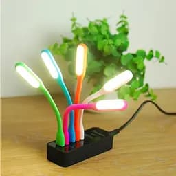 USB лампа для ноутбука, міні, білий - мініатюра 2