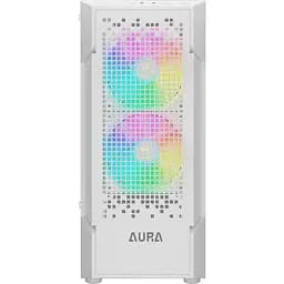 Корпус GAMDIAS AURA GC7 ARGB Tempered Glass White (4711514500684) Без БП - мініатюра 2