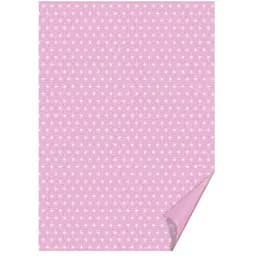 Папір з малюнком "Зірки" 21х29,7см Рожевий 300г/м2 Heyda