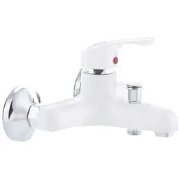 Смеситель для ванны Plamix Afina-009 Белый (без шланга и лейки) (PM0565)