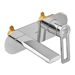 Змішувач для умивальника Haiba Bavariya 001 WALL HB3961 Хром