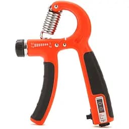 Еспандер кістьовий Cornix 5-60 кг з регульованим навантаженням та лічильником XR-0265 Orange/Black