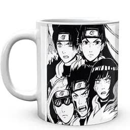 Кружка GeekLand Наруто Naruto Персонажи СпинаЧерно-белая NA.02.310 330 мл белая